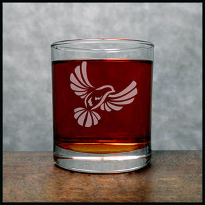 Dove Whisky Glass - Copyright Hues in Glass