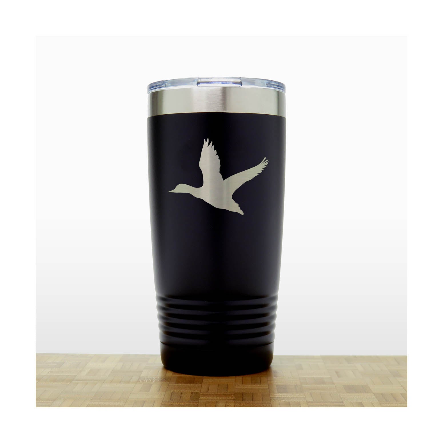 Black - Flying Duck 20 oz Insulated Tumbler - Copyright Hues in Glass