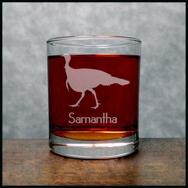 Turkey Personalized Whisky Glass - Copyright Hues in Glass