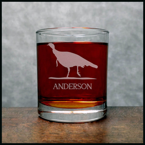 Personalized Turkey Personalized Whisky Glass - Copyright Hues in Glass