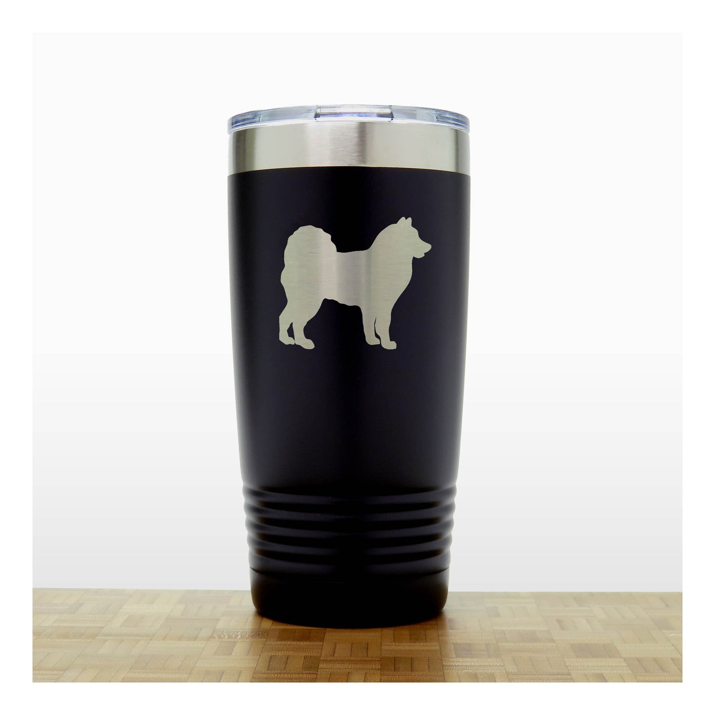 Black - Alaskan Eskimo 20 oz Insulated Tumbler - Copyright Hues in Glass