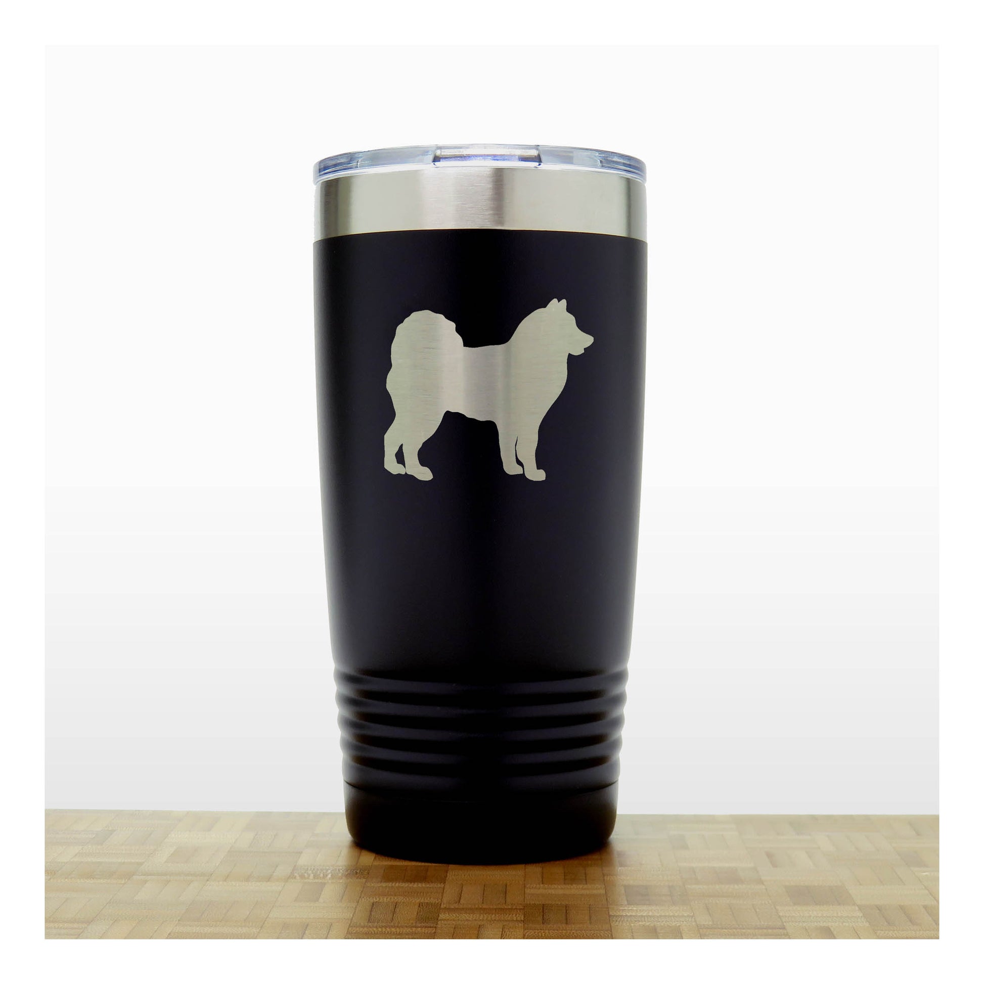 Black - Alaskan Eskimo 20 oz Insulated Tumbler - Copyright Hues in Glass