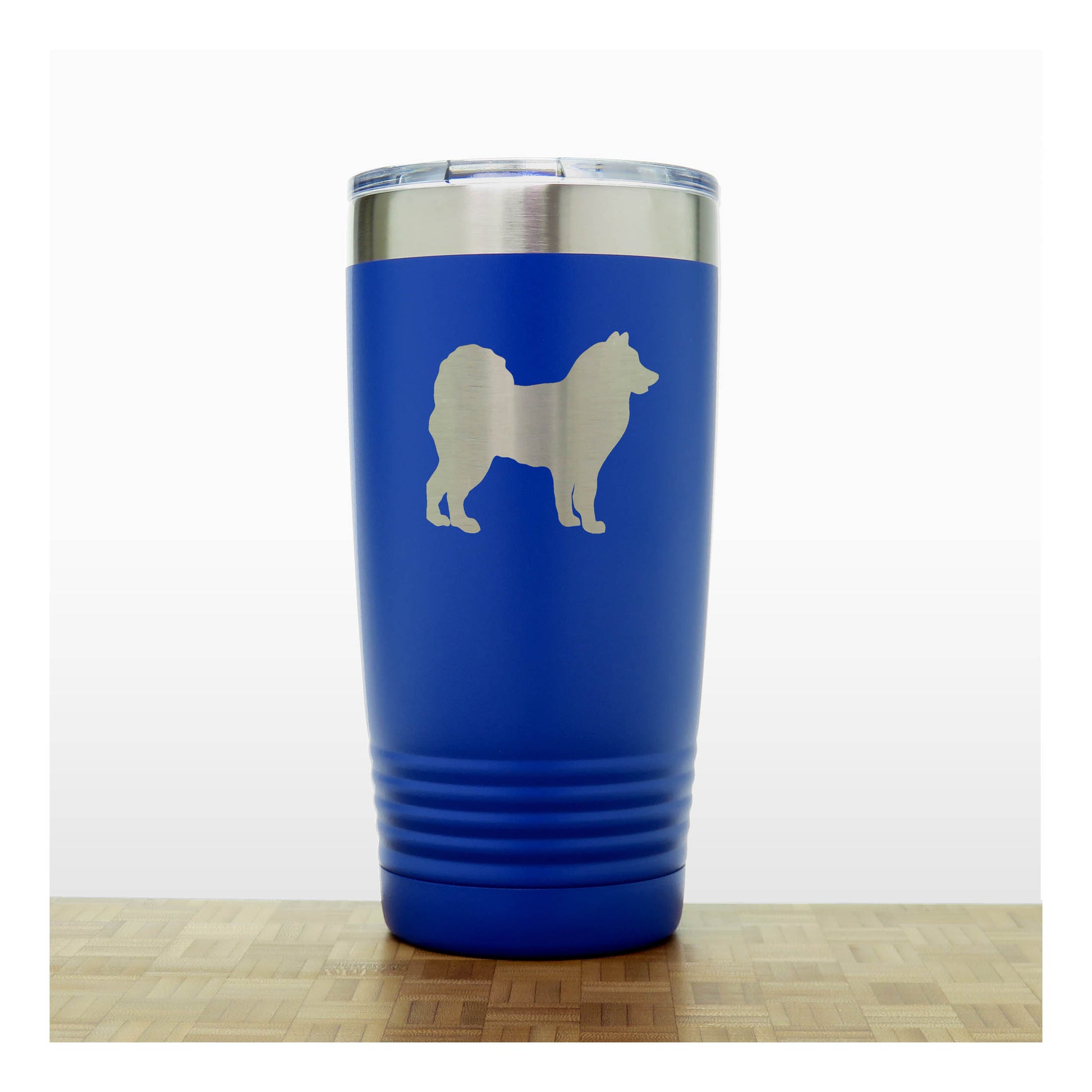 Blue - Alaskan Eskimo 20 oz Insulated Tumbler - Copyright Hues in Glass
