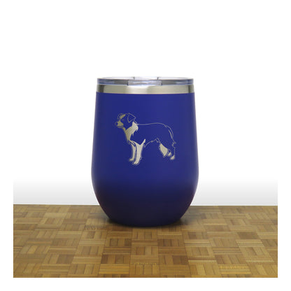 Blue - PC 12oz STEMLESS WINE - Copyright Hues in Glass