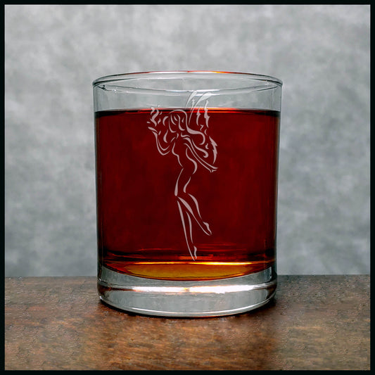 Fairy Magic Personalized Whisky Glass - Copyright Hues in Glass