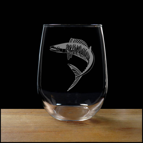 Ono 17oz Engraved  Stemless Wine Glass