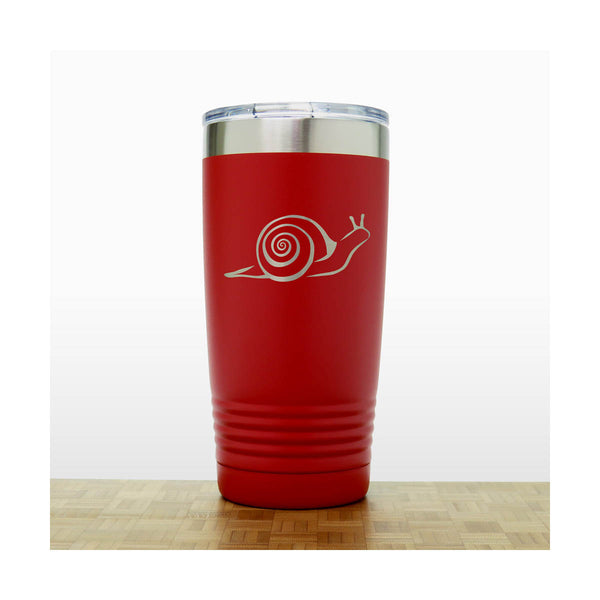 Red - Scorpion 20 oz Insulated Tumbler - Copyright Hues in Glass