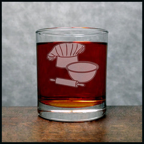 Baker Whisky Glass - Copyright Hues in Glass