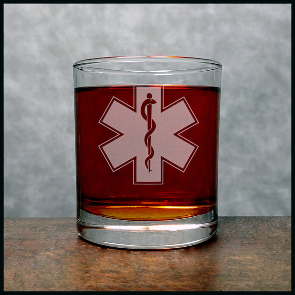 EMS Whisky Glass - Copyright Hues in Glass