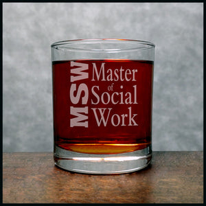 Social Worker Personalized Glass - Copyright Hues in Glass