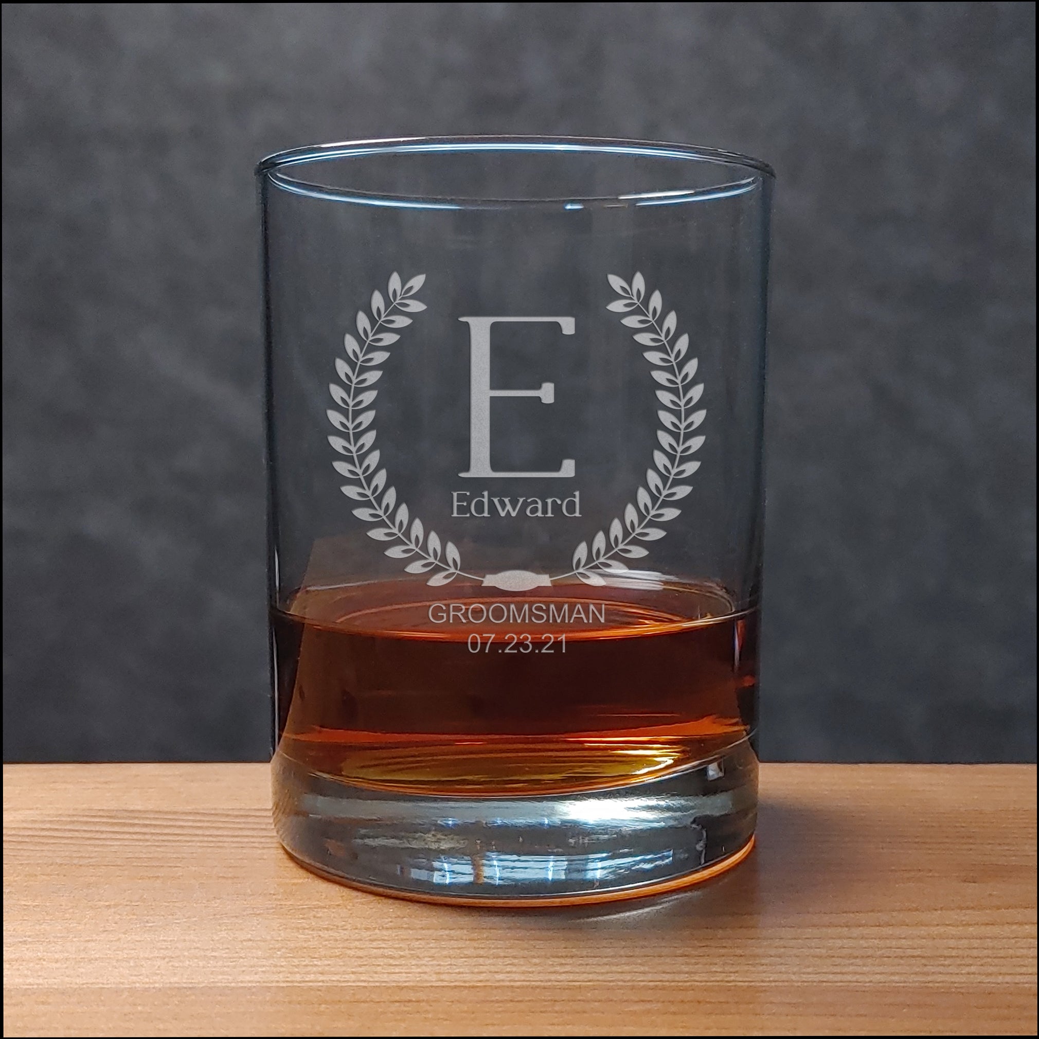 Personalized Whiskey Glass Tumblers Square Glasses Groomsmen Gift Wedding  Gift Anniversary Birthday Barware Best Man Husband 