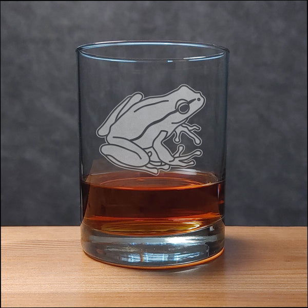 Garden Frog 13 oz Whisky Glass - Copyright Hues in Glass