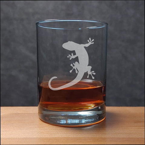 Gecko 13oz Whiskey Glass - Copyright Hues in Glass